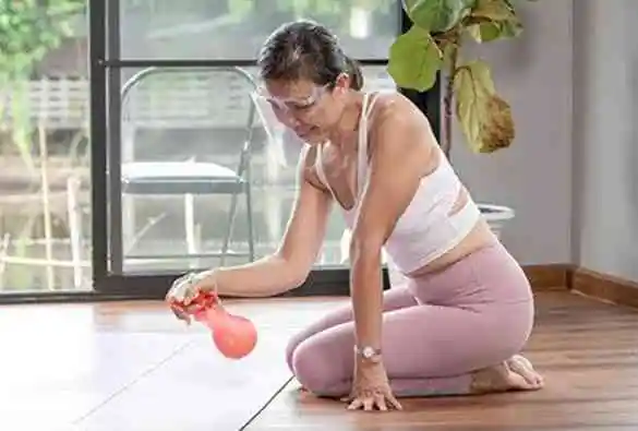 Washing a Yoga Mat to Make it Less Slippery