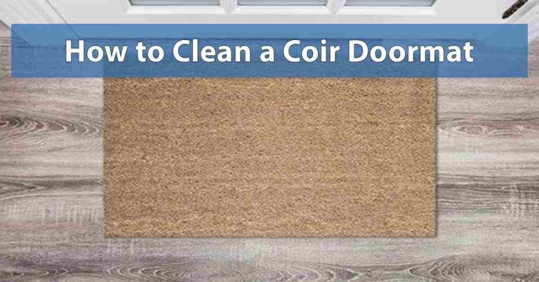 How to Clean a Coir Doormat